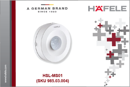 HAFELE MOTION SENSOR – HSL-MS01  (SKU 985.03.004)